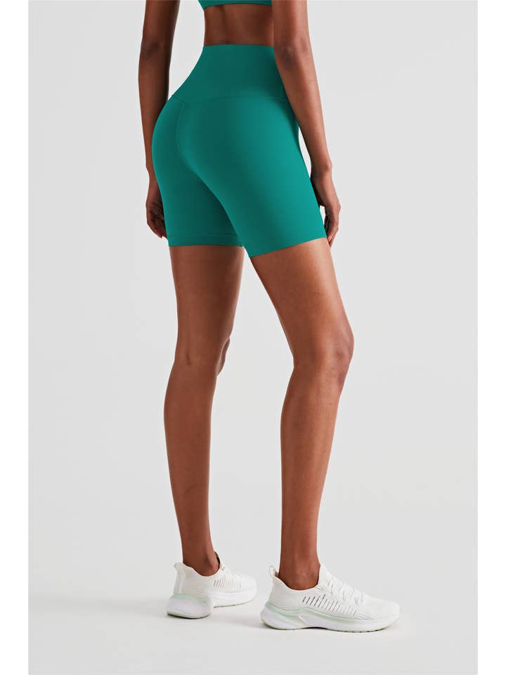 91thelabel - Wholesale Athletic Shorts - Women's - Luna High Waist Mid-Thigh Biker Short