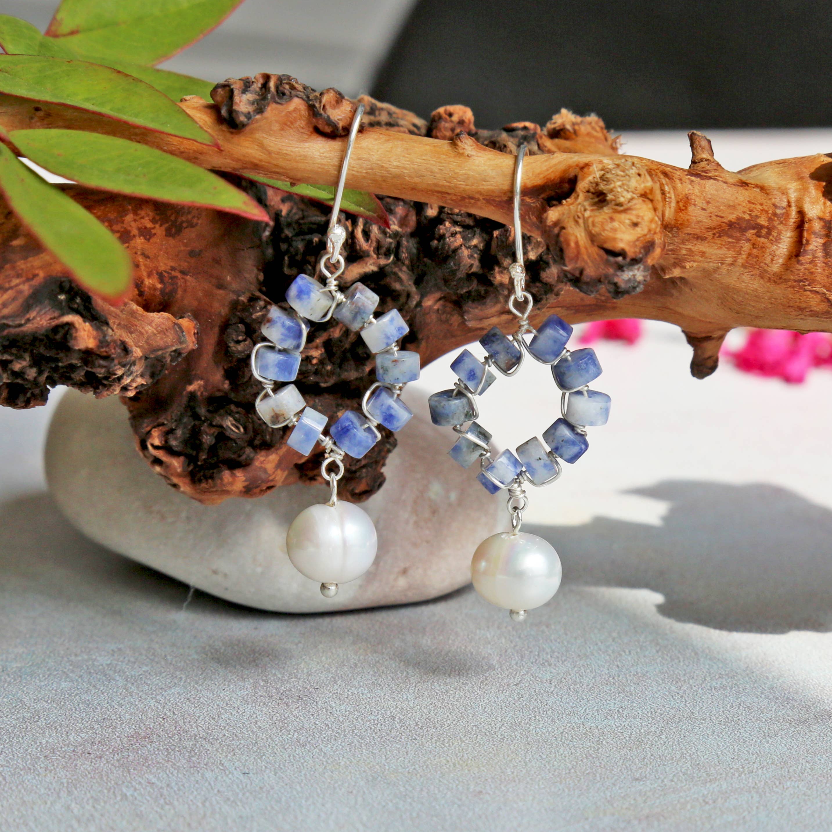 IST Jewelry - Vendita all'ingrosso Orecchini pendenti - Orecchino a cerchio con perline Heishi6