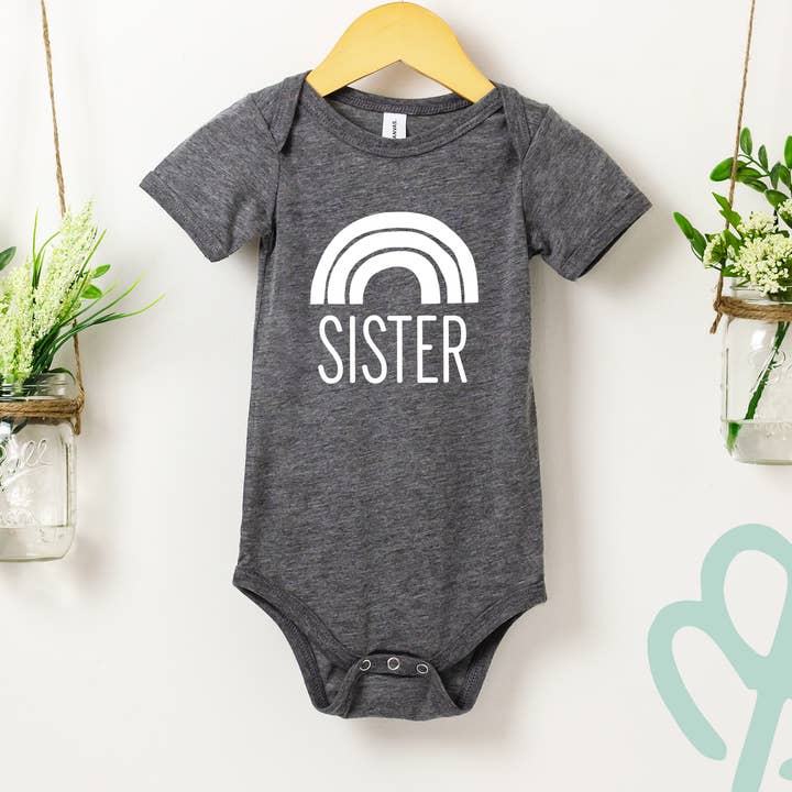 Sister Rainbow Shirt for wholesale by Bella Bean Studios