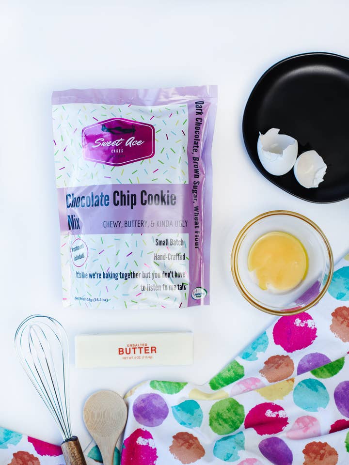 Dark Chocolate Chip Cookie Mix / Cookie Mix / Gourmet Baking for wholesale by Sweet Ace Cakes