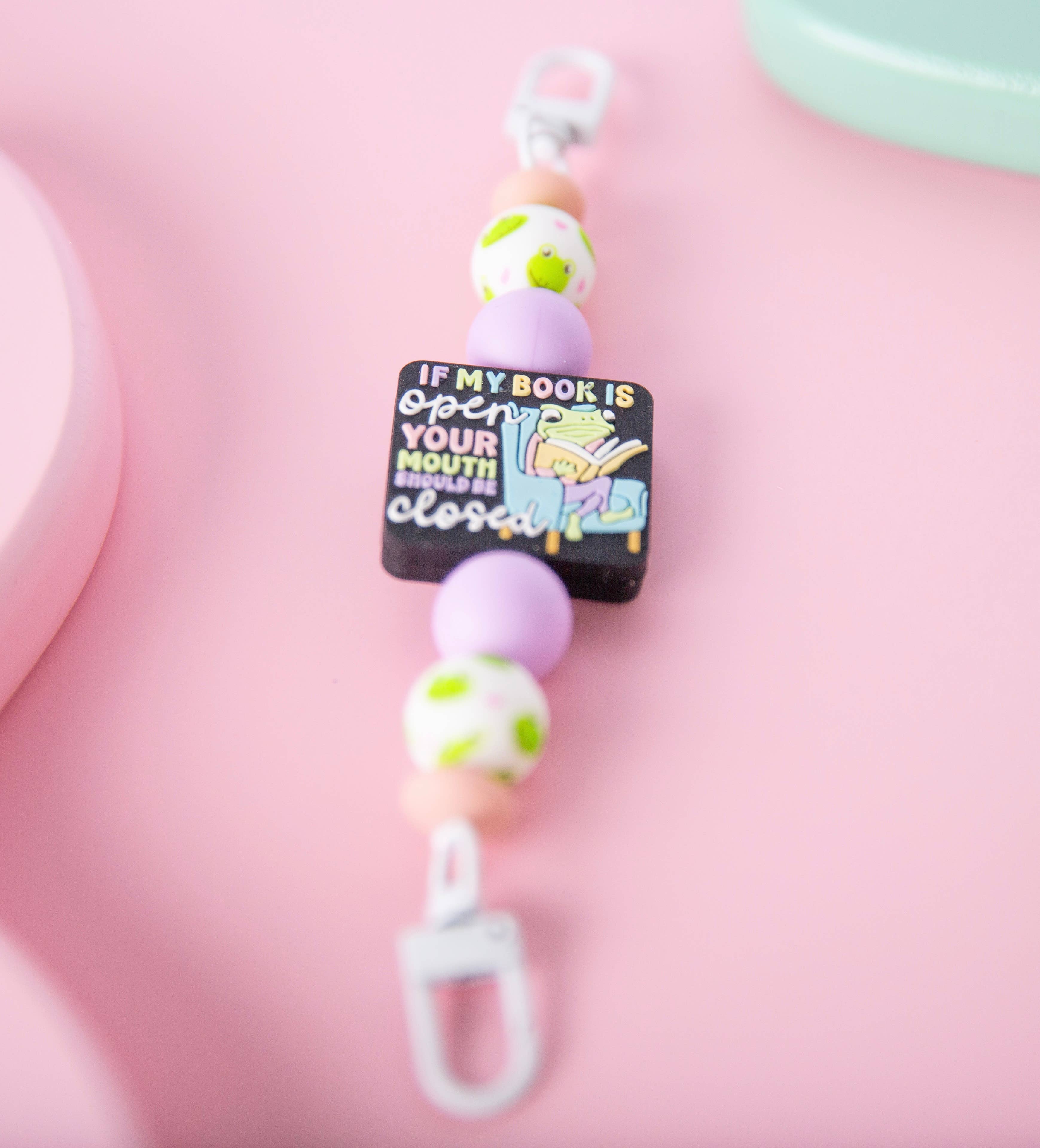 The Blush Hut - Wholesale Bookmark - If My Book Is Open Kindle Strap-Book Lover Accessory1