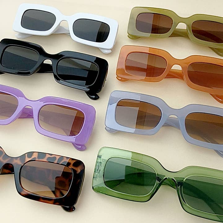 Trendy Small Square Jelly Sunglasses, Retro Style_CWASG0074 for wholesale by ACCITY