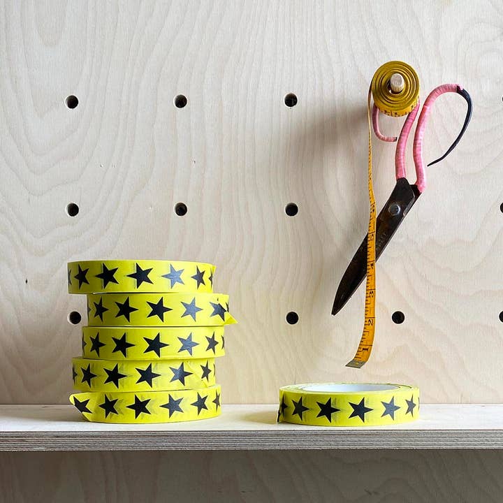 Petra Boase Ltd – wholesale Tape – Tape - Yellow Star