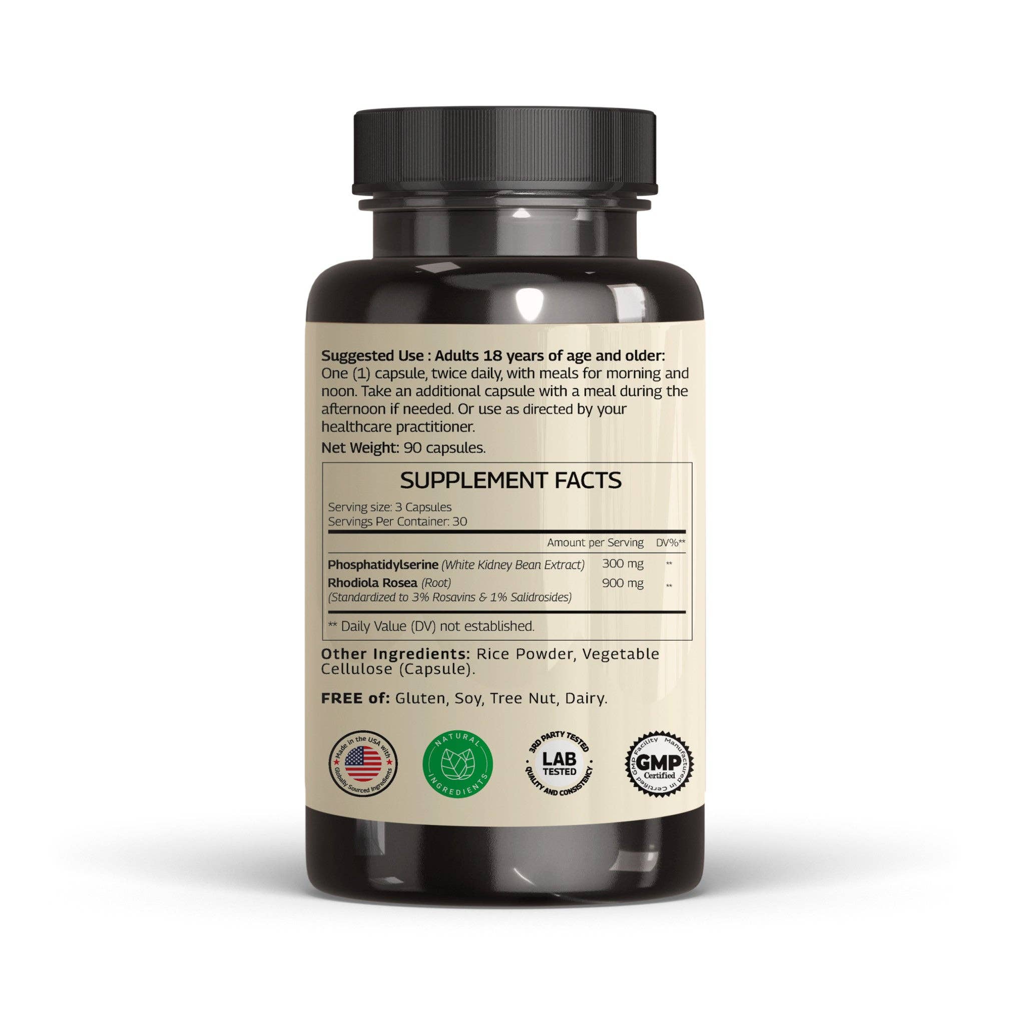 VINATURA SUPPLEMENTS - Wholesale Oral Supplement/Vitamin - PhosphatidylSerine Rhodiola Rosea6