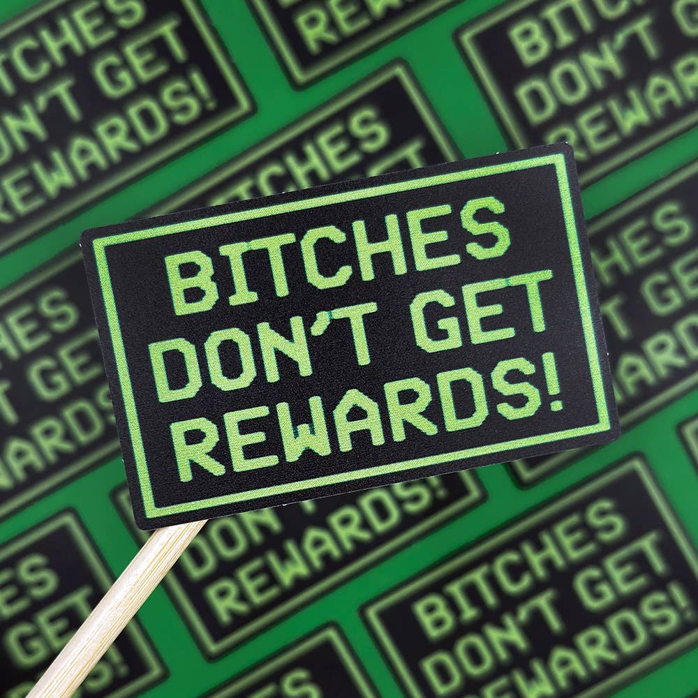 Art School Dropout - Vente Autocollant - Les garces n'obtiennent pas de récompenses Autocollant en vinyle