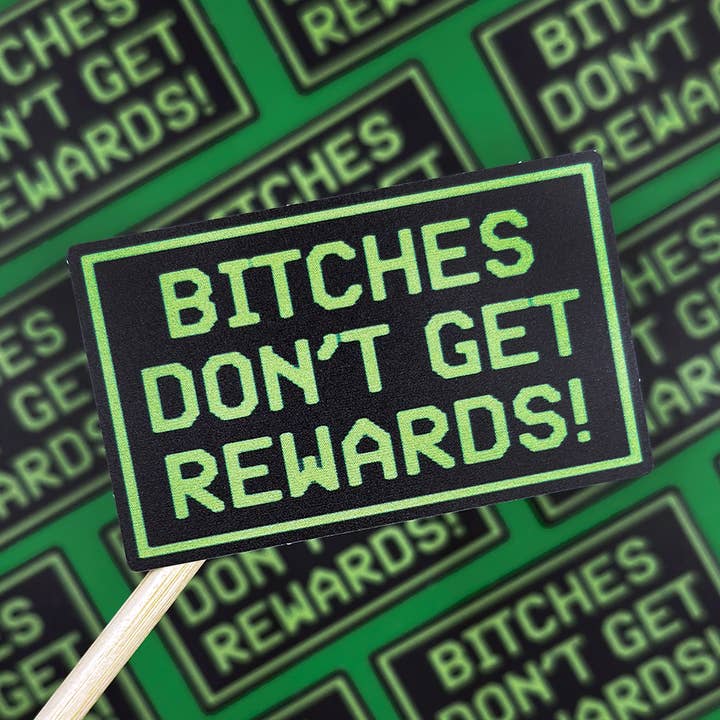 Art School Dropout - Vente Autocollant - Les garces n'obtiennent pas de récompenses Autocollant en vinyle0