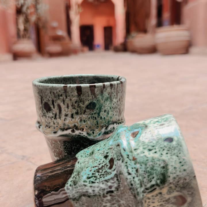 Tamegrouteshop - Wholesale Coffee Mug - Moroccan handmade Colorful coffee mug 12