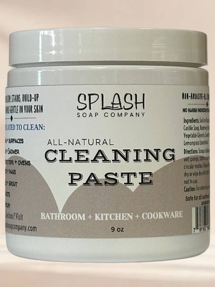 Pâte nettoyante - Salle de bain - Cuisine - Ustensiles de cuisson pour la vente par Splash Soap Company