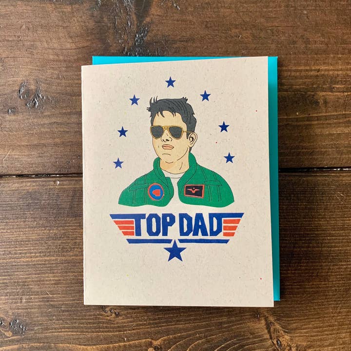 Papermain – Großhandel Vatertagskarten – Top Gun Vatertagskarte - Tom Cruise Maverick Karte, Karte für Vater, Vatertagsgeschenk, Karte für Ihn3