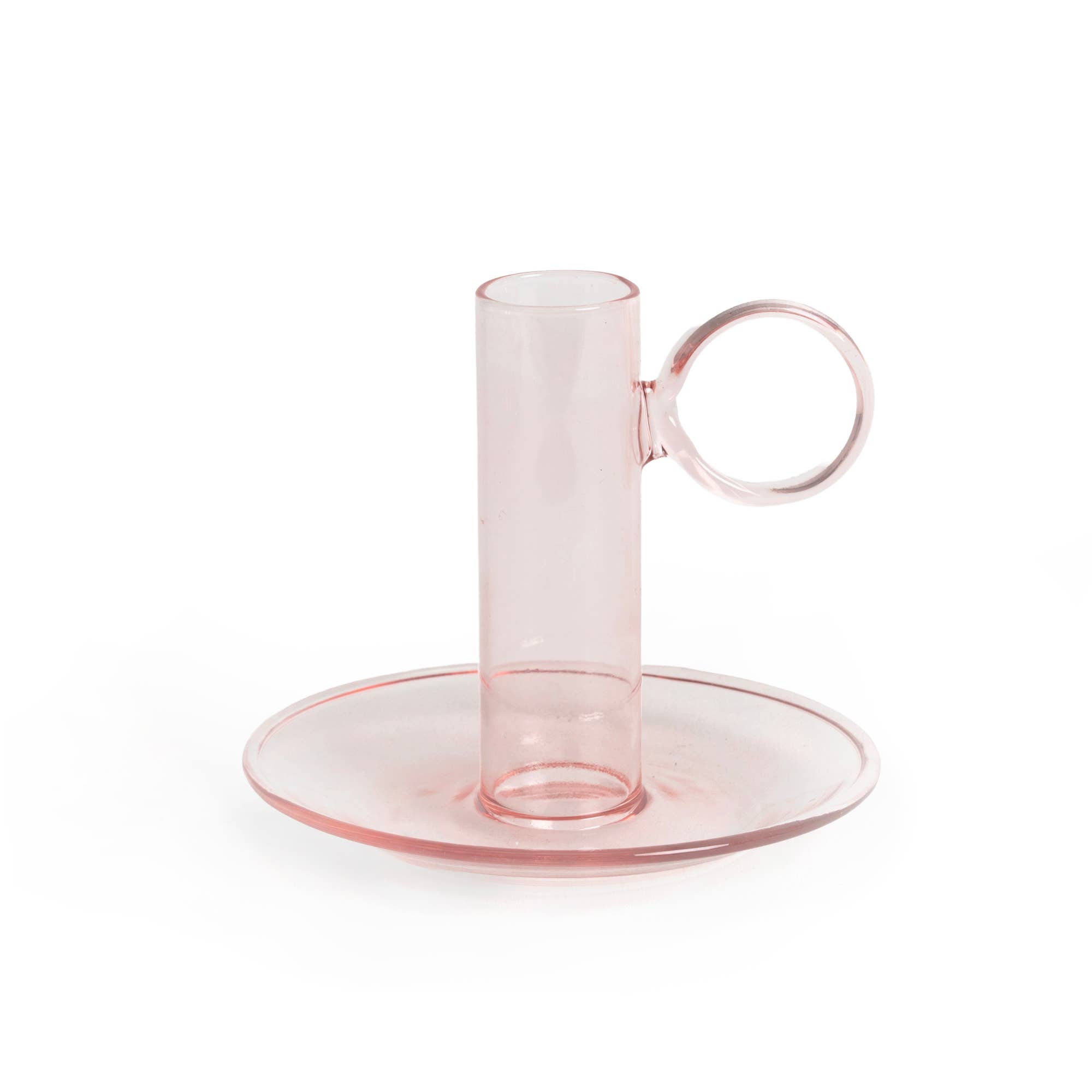 Helio Ferretti Candles & Co. – Großhandel Kerzenhalter – Kerzenhalter aus rosa Kristall von Helio Ferretti1