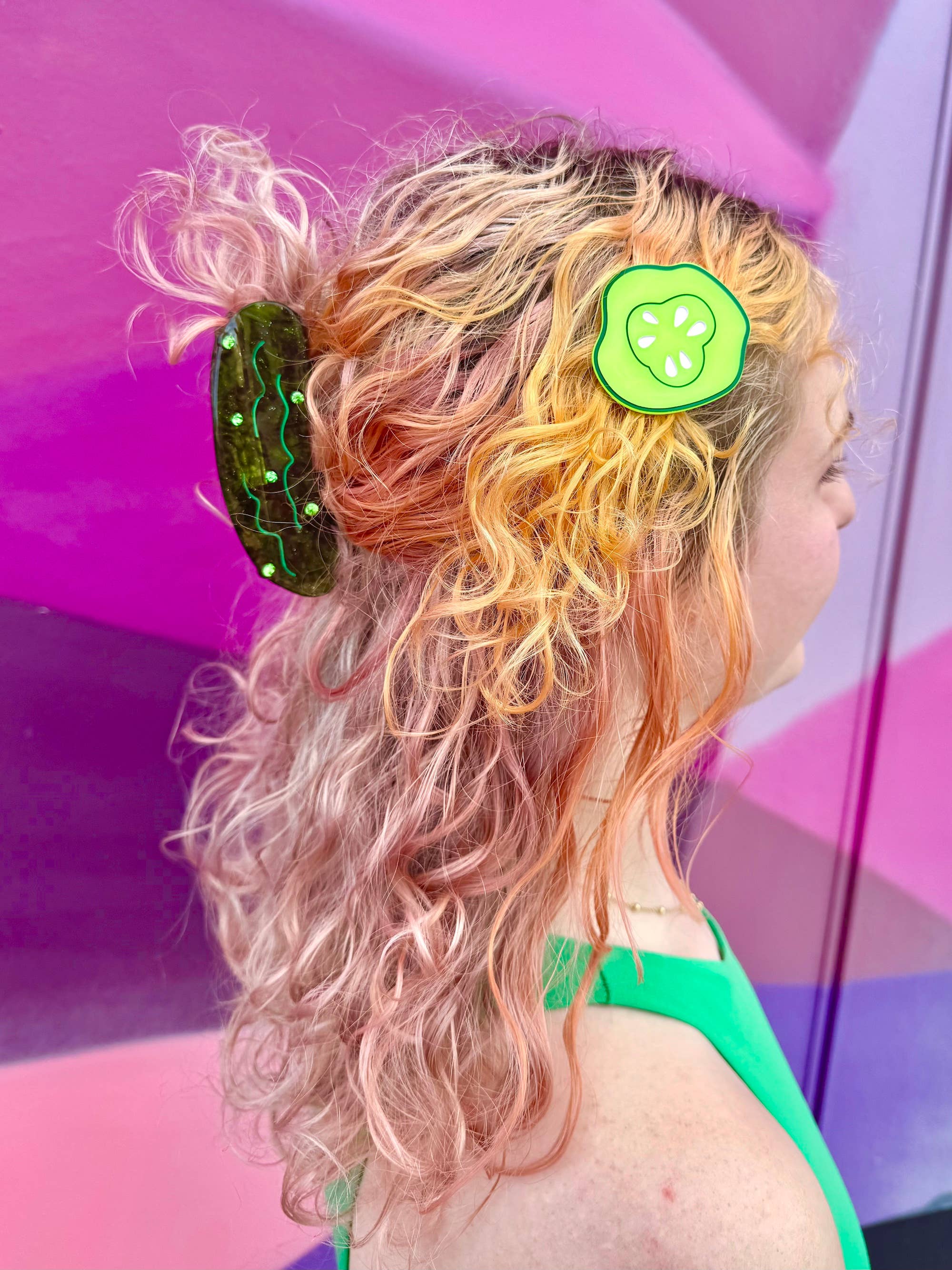 Peach Beast - Wholesale Hair Clip - Women's - Pickle Hair Claw2