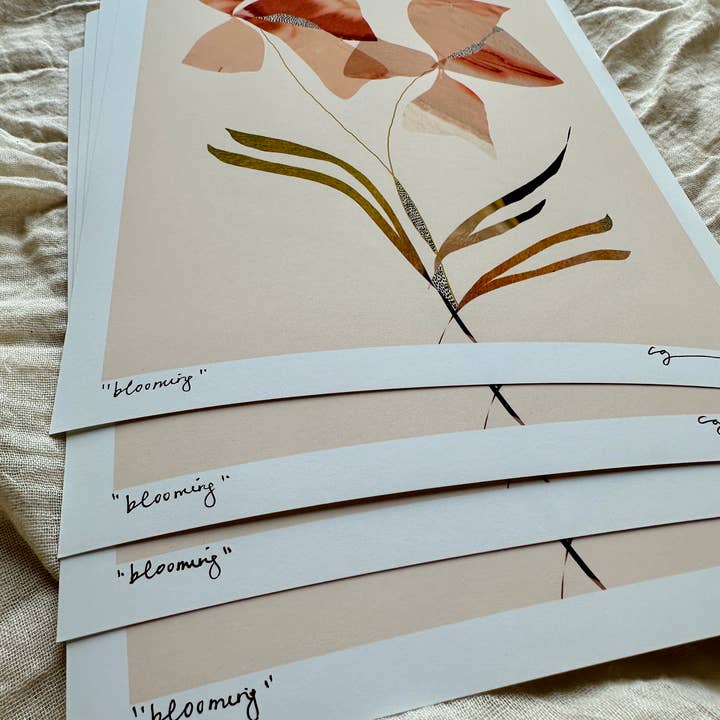 Courtney Griffin Art - Wholesale Art Print - "blooming" fine art print1