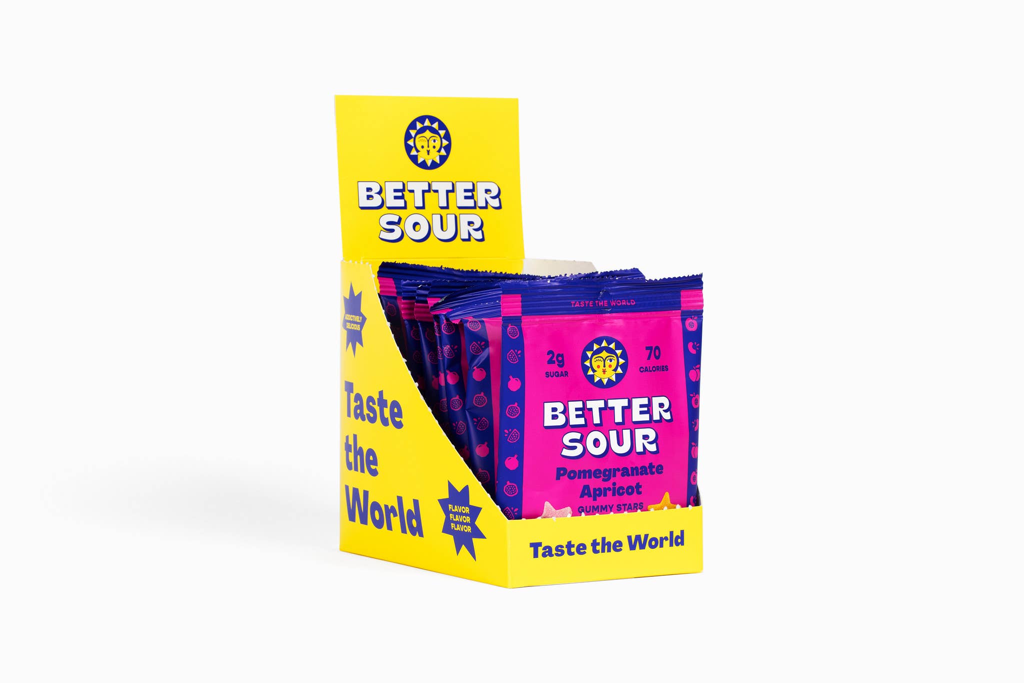 Better Sour - Wholesale Gummy - Better Sour | Pomegranate Apricot Gummy Stars