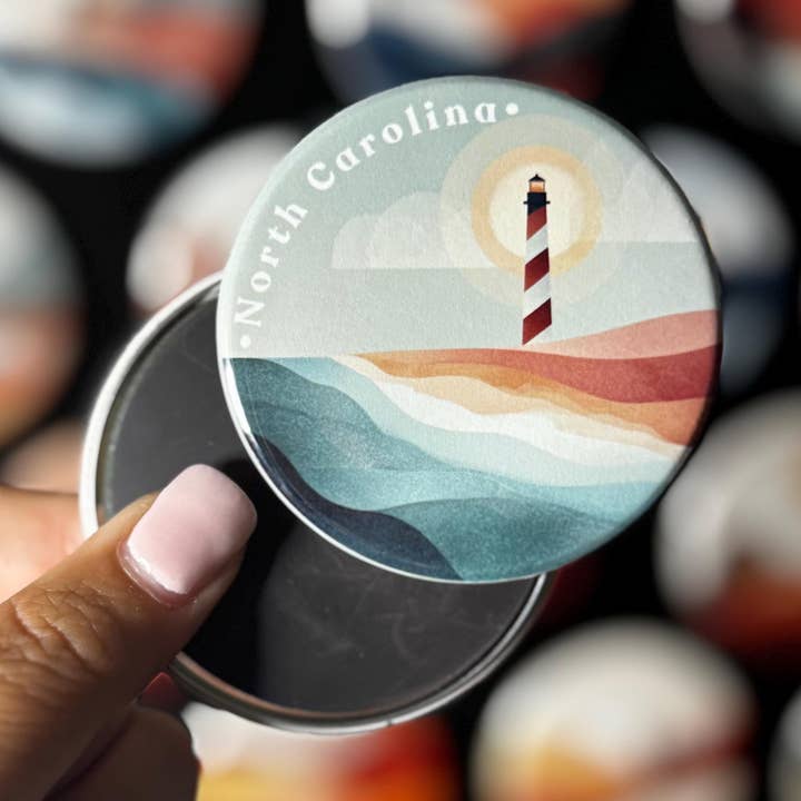 North Carolina Magnet - Boho Abstrakt Design för wholesale av Tieu Magnetic