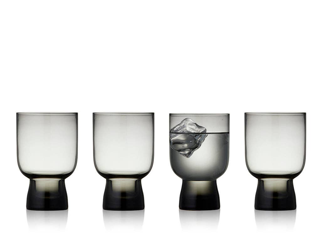Forma House - Vente Verre/tasse - Lyngby Glass - Verre à eau Sorrento 30 cl 4 pcs Fumé0