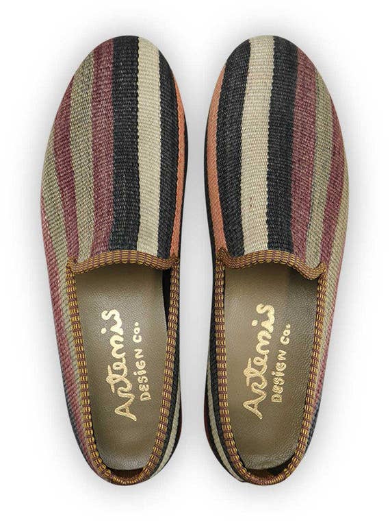 Kilim Mokassins für Herren, Größe 10,5 für den Großhandel von Artemis Design Co.