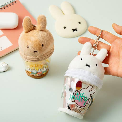 K_Wonderland - Wholesale Keychain - Women's - Miffy Jelly Transparent Pouch Key Ring, Bag Deco Charm