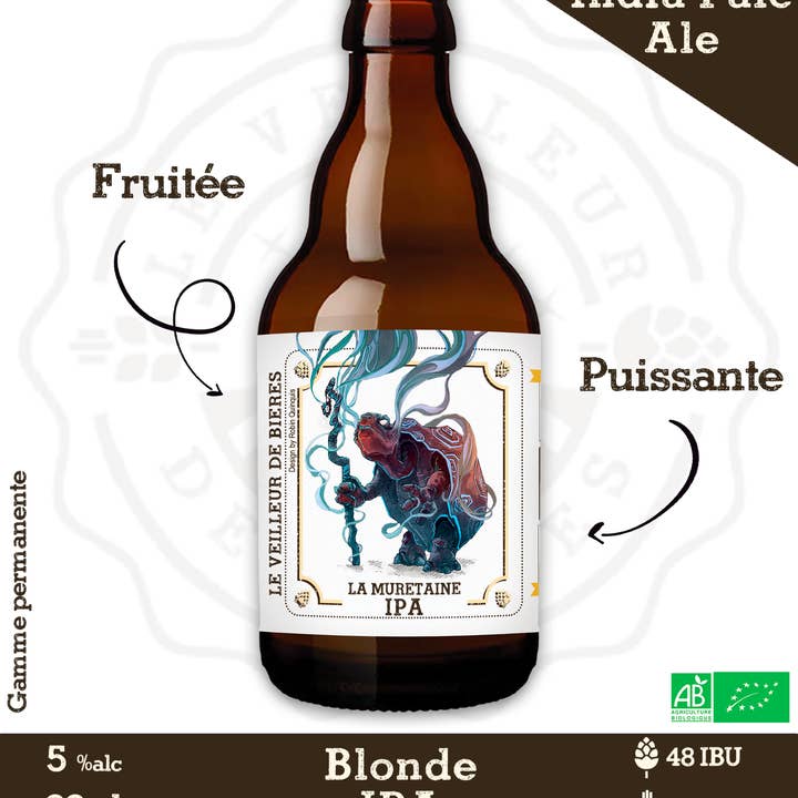 Le Veilleur de bières - Wholesale Beer - Le Veilleur de Bières bio - Blonde IPA 33cl