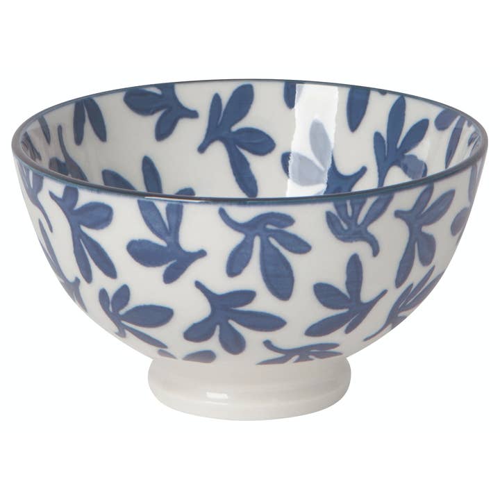 Now Designs by Danica - Wholesale Bowl - Blue Floral Stamped Bowl 4 inch1