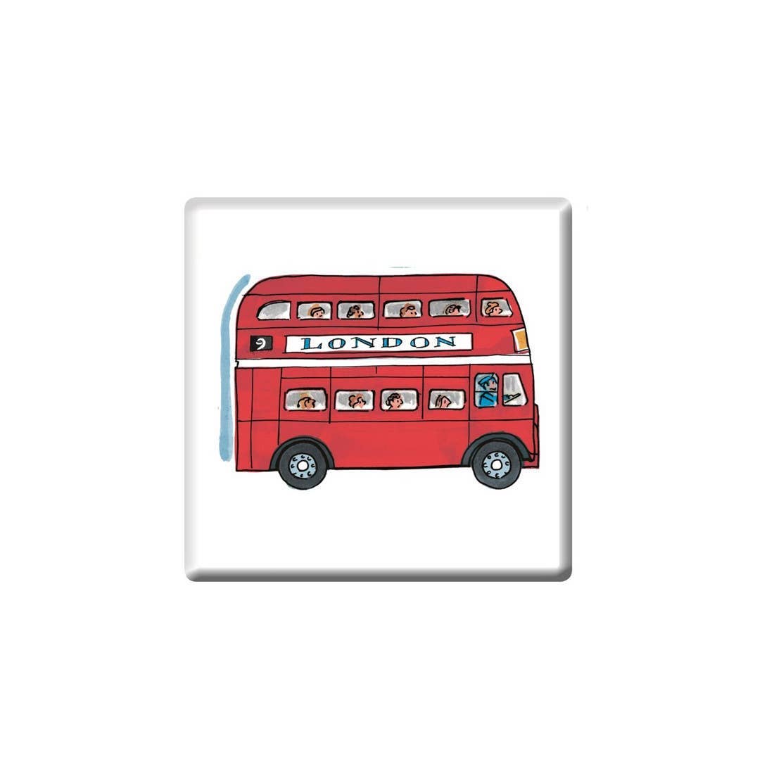 Alison Gardiner US - Wholesale Coasters - Double Decker Bus, London Coaster