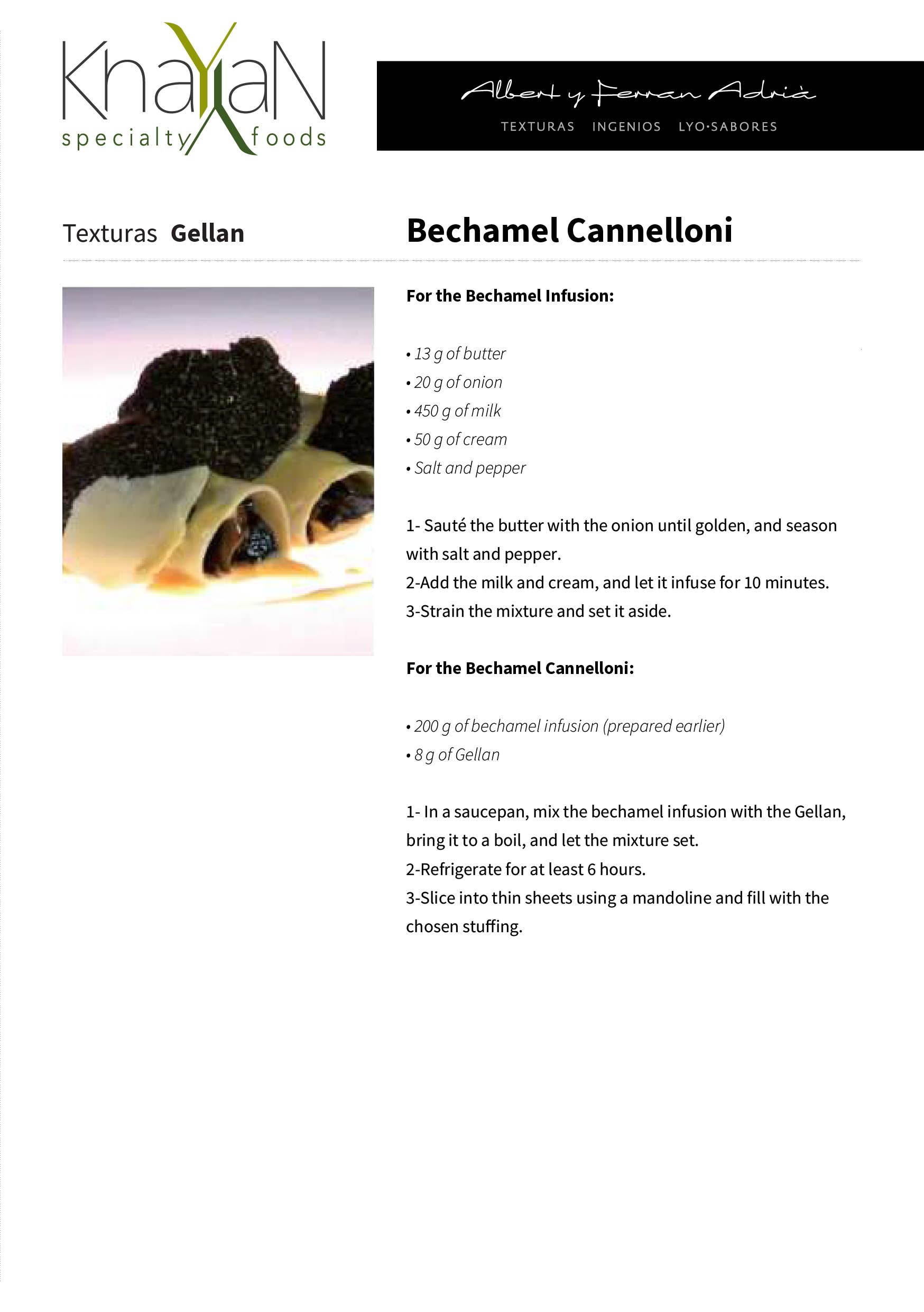 Khayyan Specialty Foods - Wholesale Gummy - Gellan Gum - TEXTURAS by Albert and Ferran Adrià8