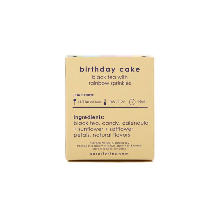 Par Avion Tea - Wholesale Loose Tea - Birthday Cake1