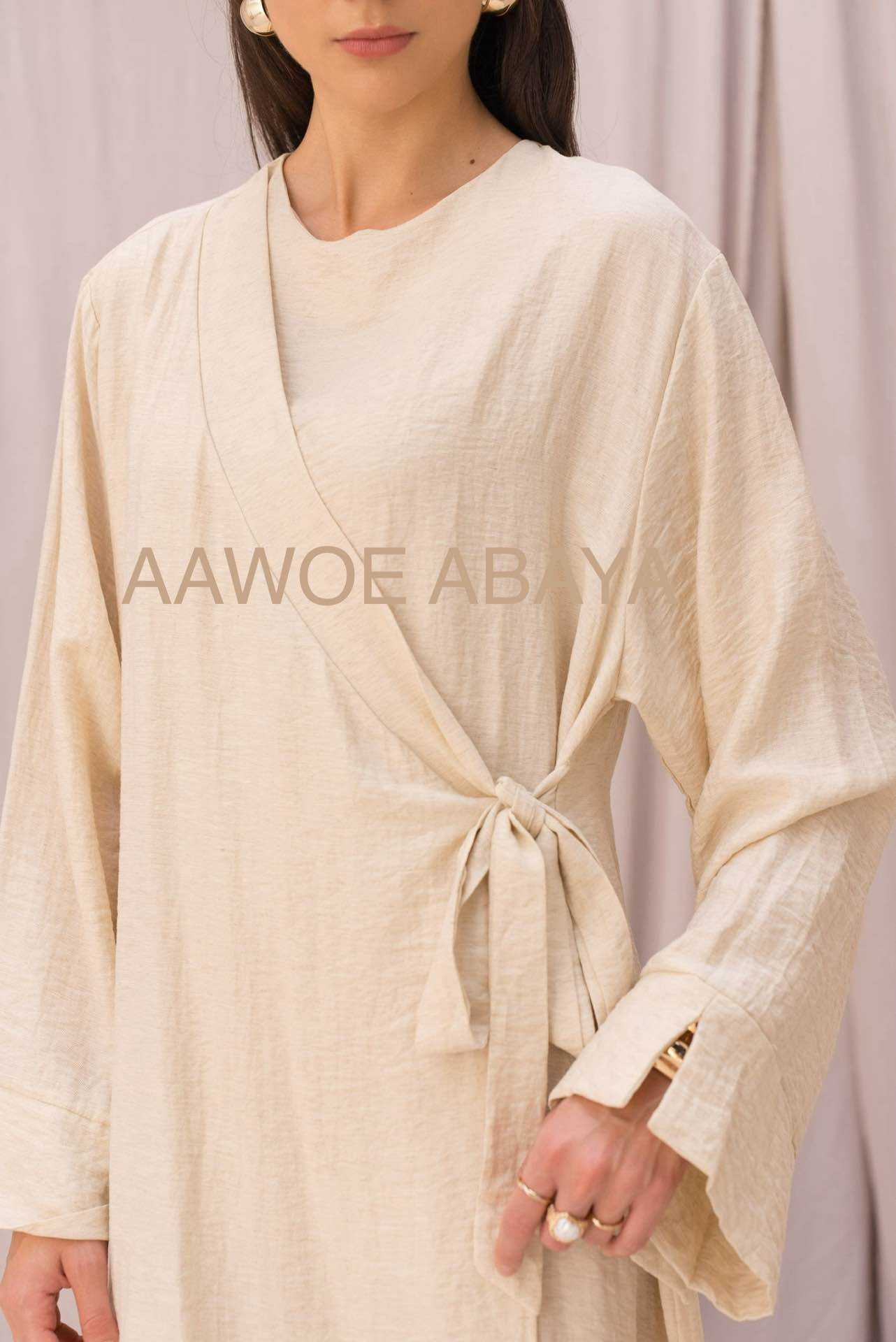 Aawoe Abaya – Kaftan - Mulher por atacado – Vestido Abaya Elegante - 2421-VES6