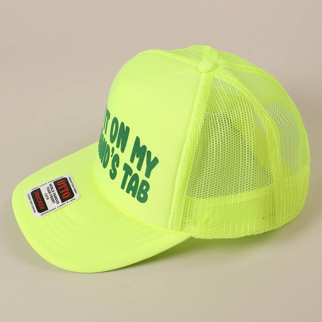 Fashion City - Wholesale Trucker Hat - Women's - Put It On My Husband's Tab Mesh Back Foam Trucker Hat13