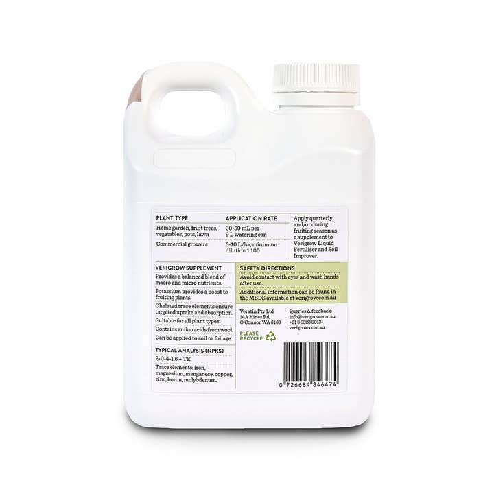 Verigrow - Wholesale Fertilizer - Verigrow Supplement1