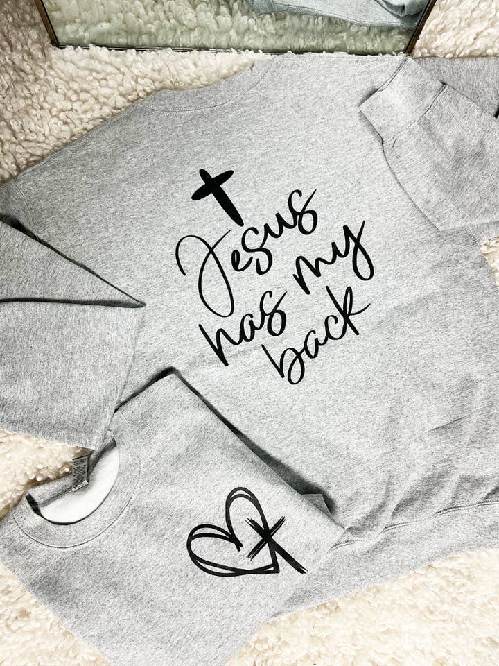 Sudadera Jesus Has My Back para venta al por mayor de SGB Wholesale