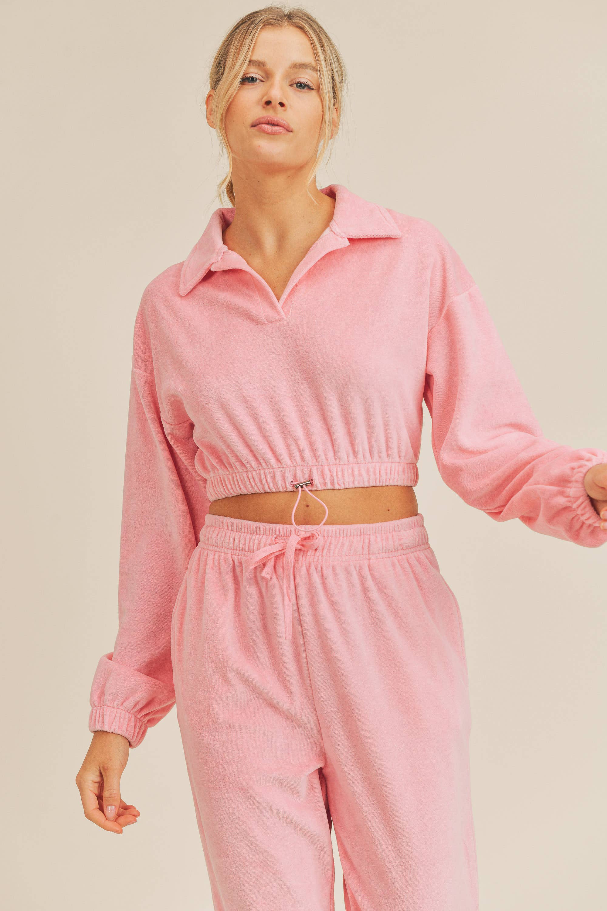 ANWND - Wholesale Lounge Set - Women's - 1390SET-VELOUR LONGSLEEVE SWEATS SET6