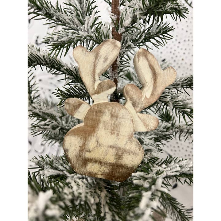 Wholesale Home Decor - Wholesale Ornament - Mango Wood Moose Head 3x4.25in