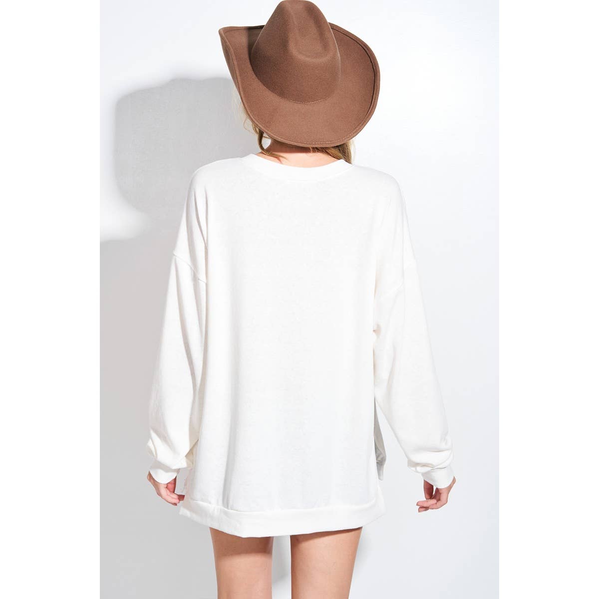 Phil Love - Wholesale Graphic Sweatshirt - Women's - Ghost face print tri blend sweatshirts1