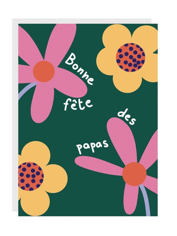 Greeting card - Bonne fête des papas for wholesale by Citron et Miel