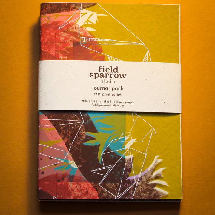 Travel Journal Two PackĀ for wholesale by Field Sparrow Studio