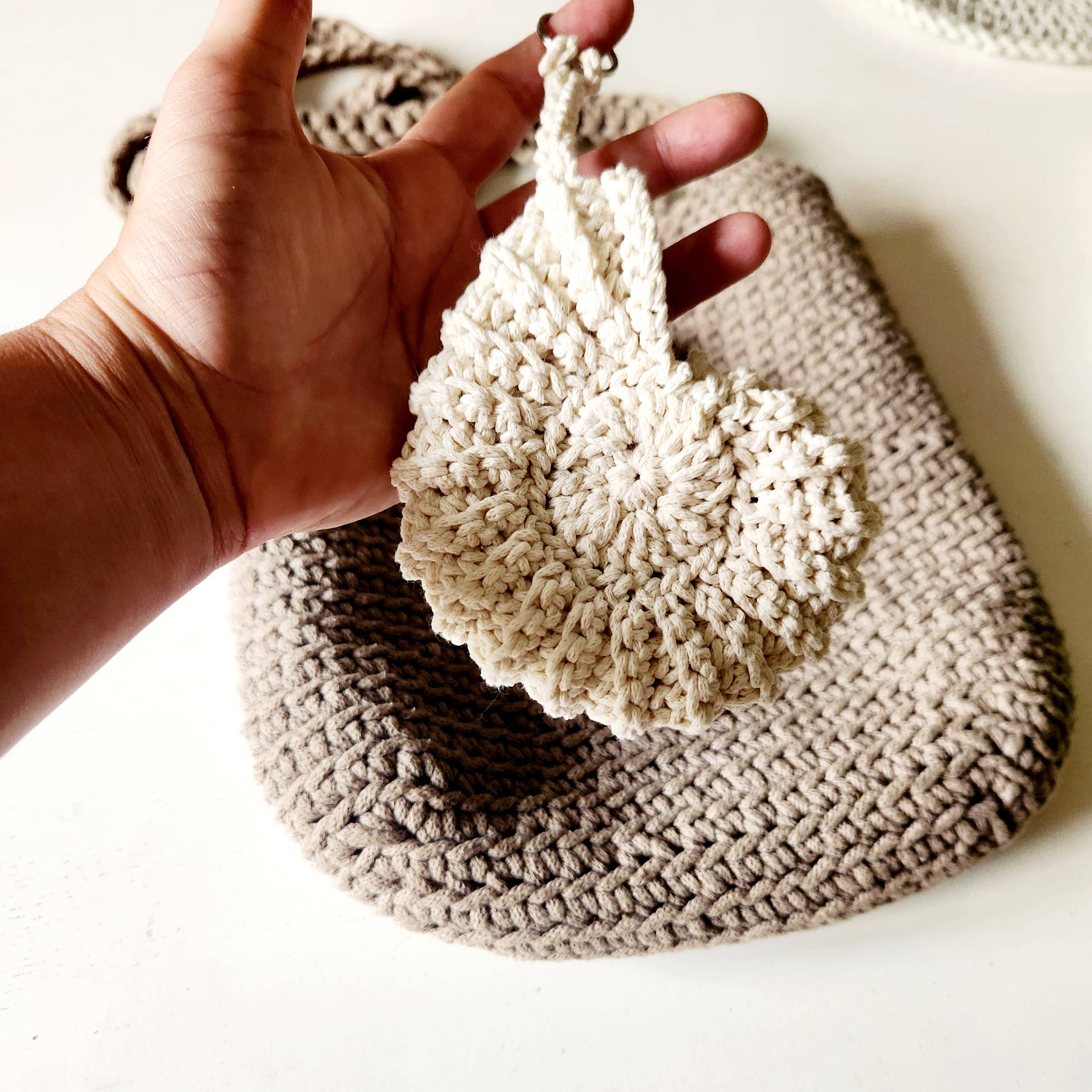 Naturalmarjory - Vendita all'ingrosso Portachiavi - Donna - Portachiavi conchiglia all'uncinetto - Accessorio boho fatto a mano5