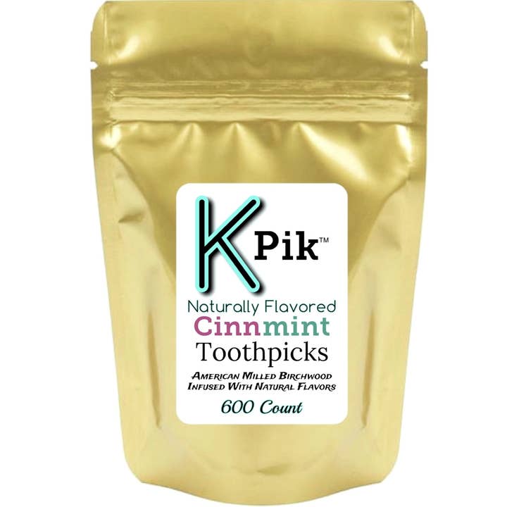 600ct Cinnmint Smaksatt Tandpetare för wholesale av K-Pik