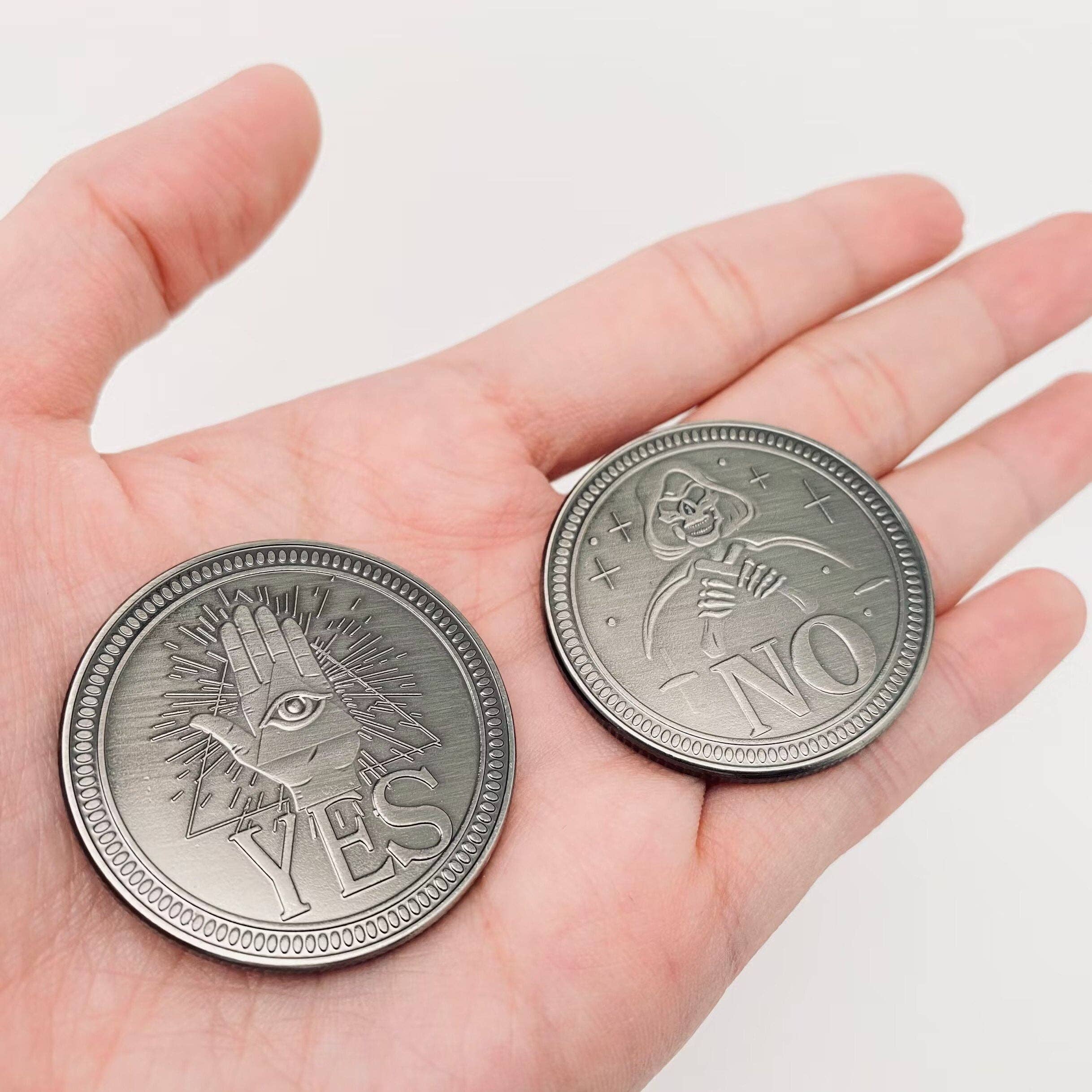 Mio Queena - Wholesale Keepsake Coin/Token - Devil's Eye Death YES/NO Decision Coin0