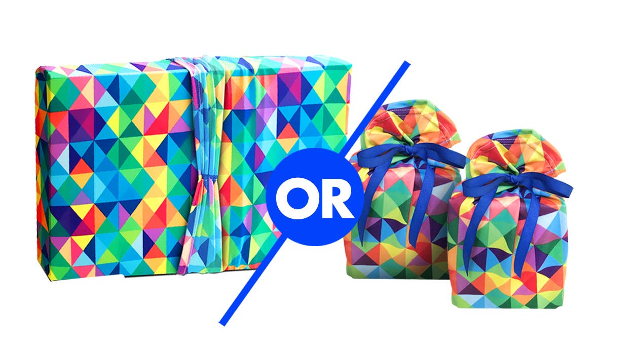 Wrapeez - Wholesale Flat Wrap - Leopard Reusable Stretch Fabric Gift Wrap - Size Medium4