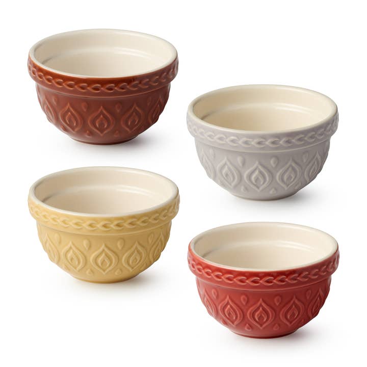 Certified International - Wholesale Bowl - Vintage Farm Stoneware Set of 4 Prep Bowls 4.5" 10 oz