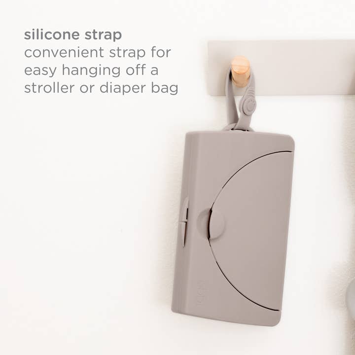 Ubbi - Wholesale Face & Body Wipes - Baby - Taupe On-the-Go Wipes Dispenser