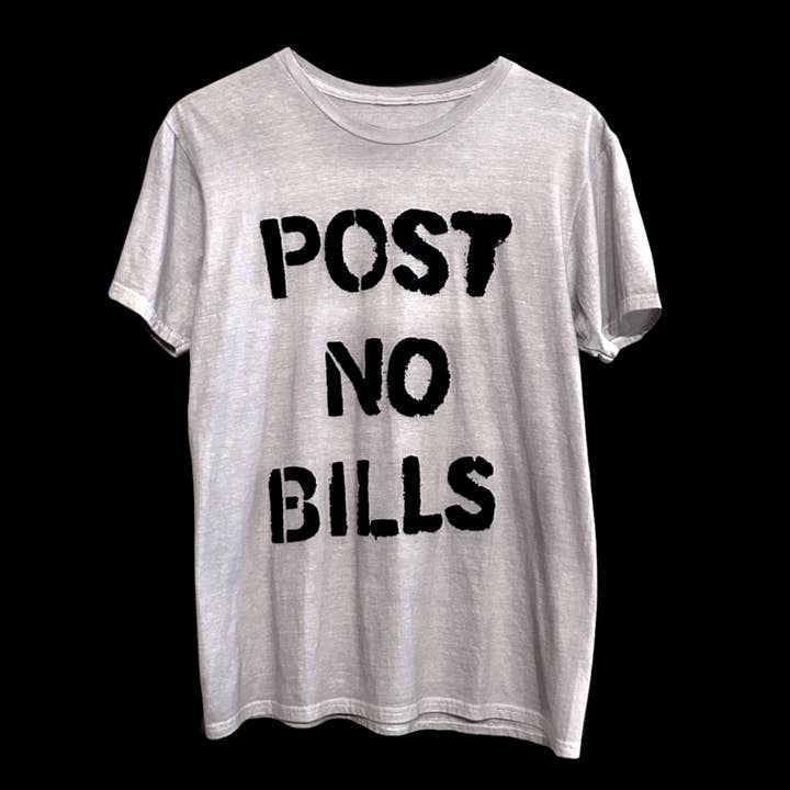 Post No Bills Tee for wholesale by Snotty Brat