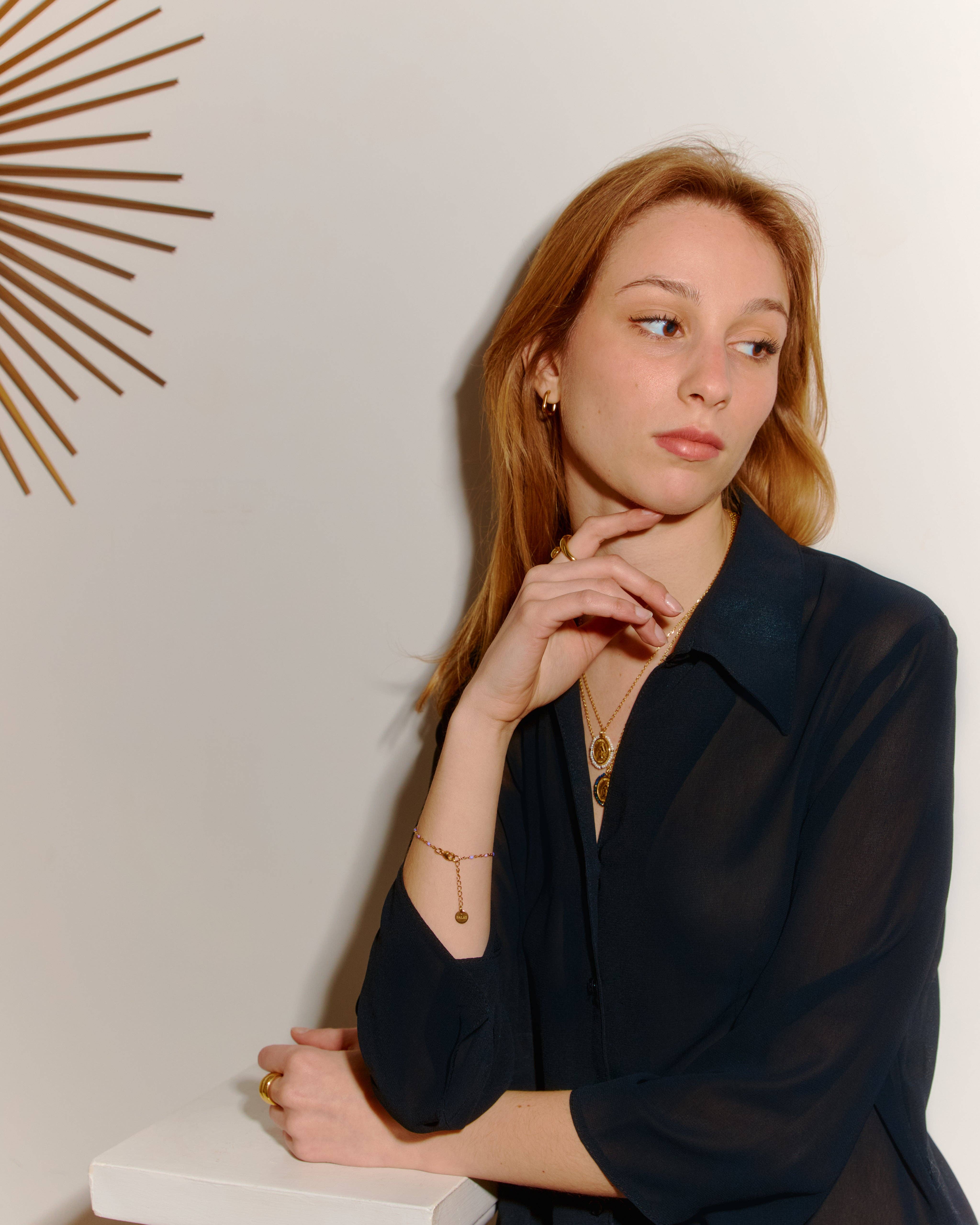 Palas - Wholesale Hoop Earrings - Andrea - Squared Hoop Earrings1