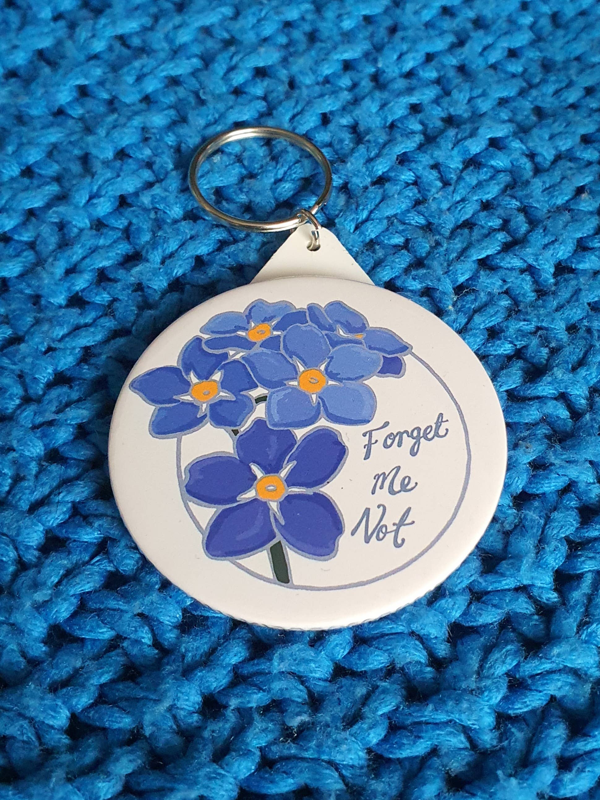 Hashley Art – wholesale Keychain – Women's – Forget me Not Keyring2
