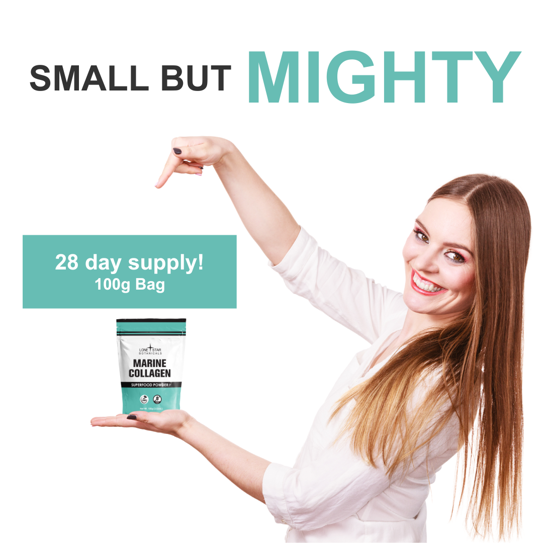Lone Star Botanicals – wholesale Protein-/superfoodpulver – Marint kollagenpulver -- 3,52 oz1
