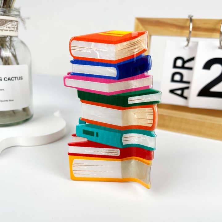 mildstyles - Wholesale Hair Clip - Women's - Ocean of Knowledge Book Hair claw clip