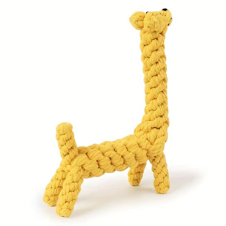 DIYSTORE - Venta al por mayor Juguete para morder - Perros - 1 unidad de juguete para masticar con forma de jirafa - Resistente a mordeduras, para el desgaste de dientes, alivio del aburrimiento - Para cachorros y perros adultos - Adecuado para juego interactivo - Regalo perfecto para amantes de los perros3
