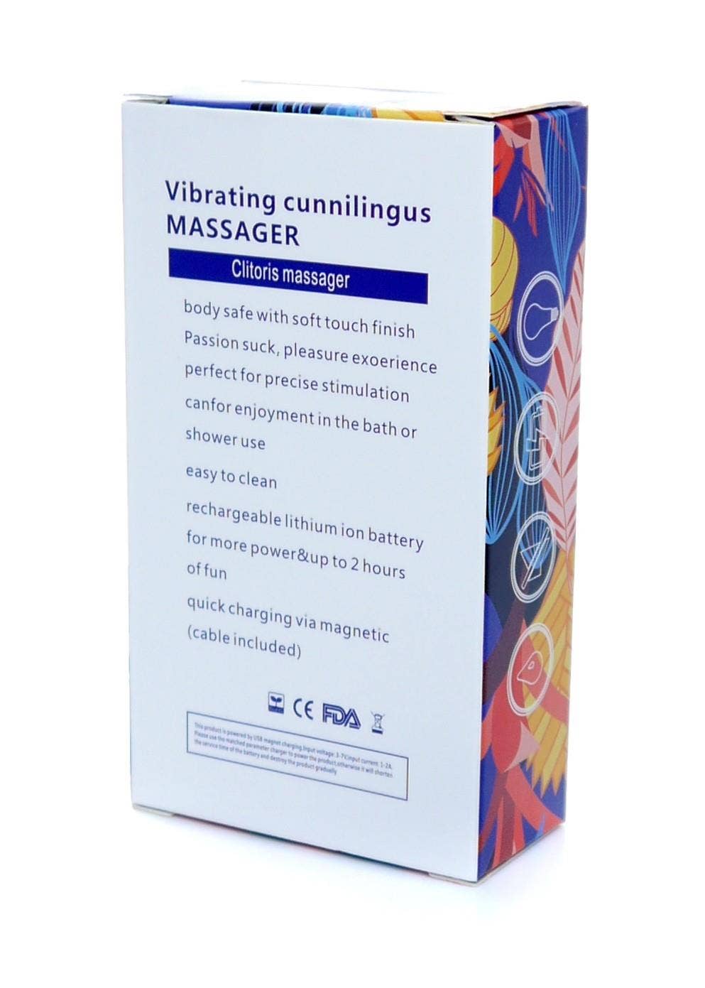 Kinky Pleasure - Wholesale Sex Toy - Bossoftoys - 22-00022 - Lipstick Vibrator - Rechargeable - Blue housing - Color box6