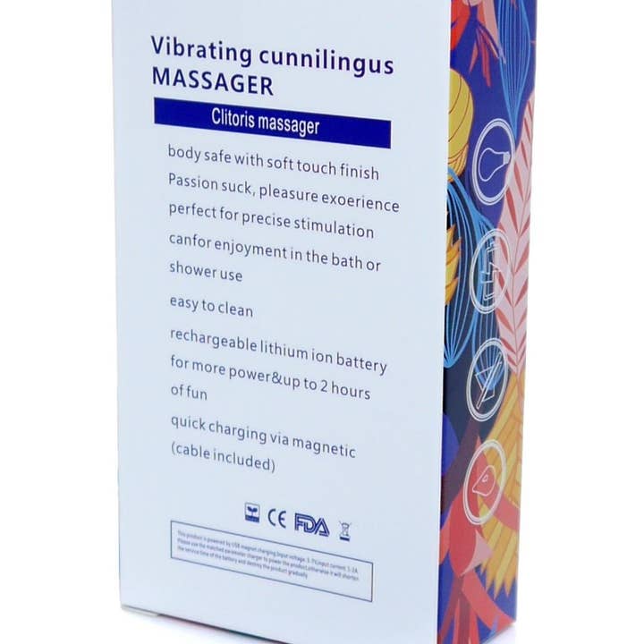 Kinky Pleasure - Wholesale Sex Toy - Bossoftoys - 22-00022 - Lipstick Vibrator - Rechargeable - Blue housing - Color box6