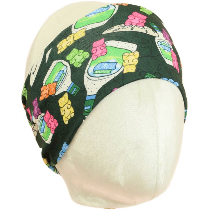 Ranch Sand Dollar Gummy Bear Random Ass Stretch Headband for wholesale by The Sassy Olive Handmade Headbands
